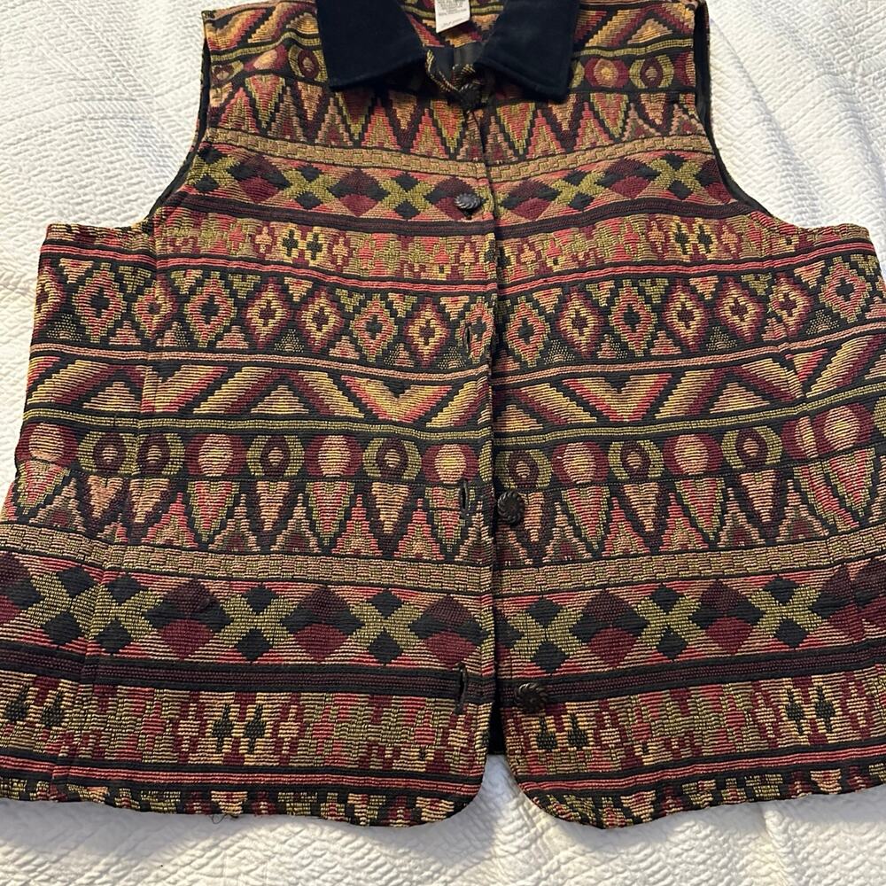 Stonebridge Vintage 90s‎ Southwest Tribal Inspired Vest - Size M